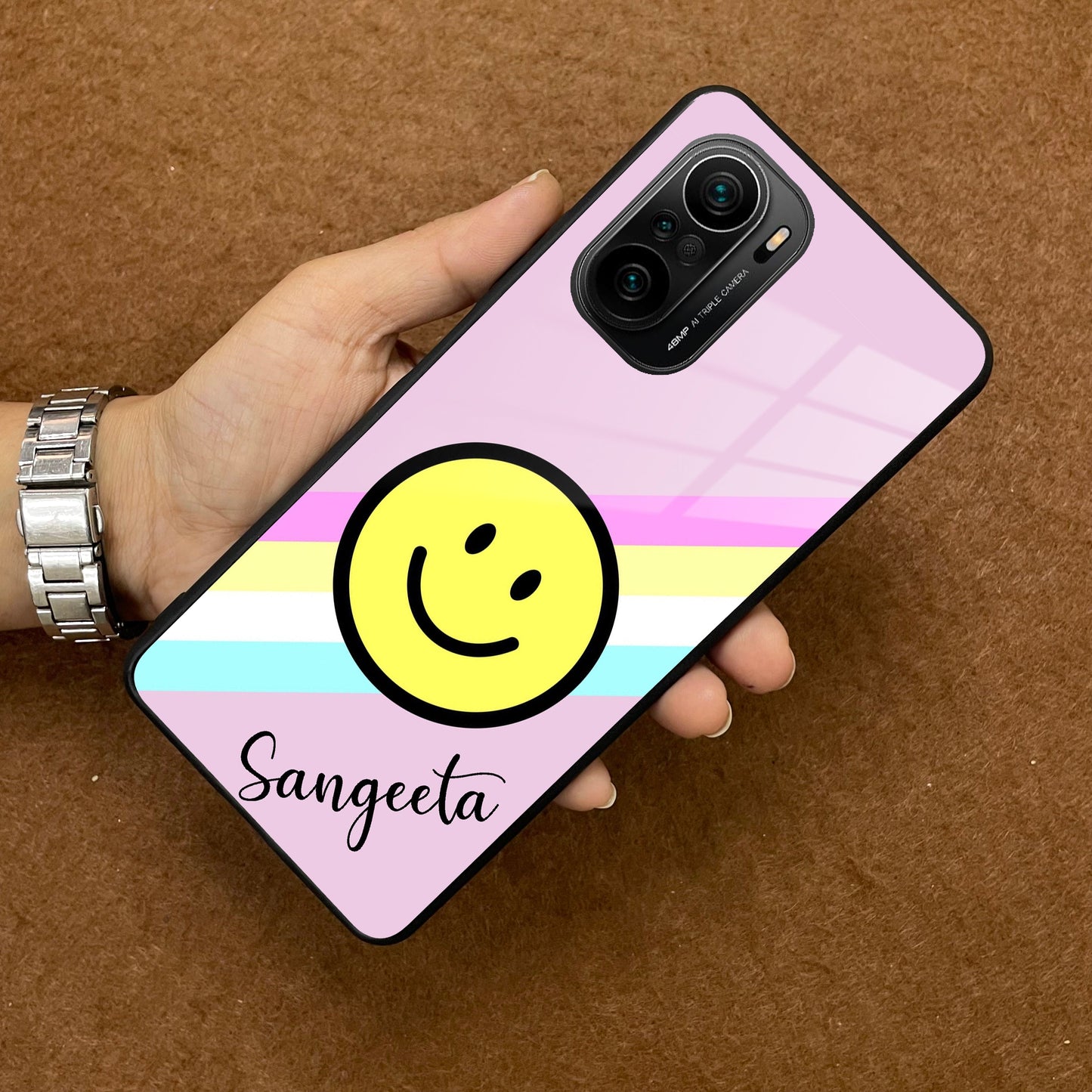 Smiley Glass Case Cover For Redmi/Xiaomi ShopOnCliQ