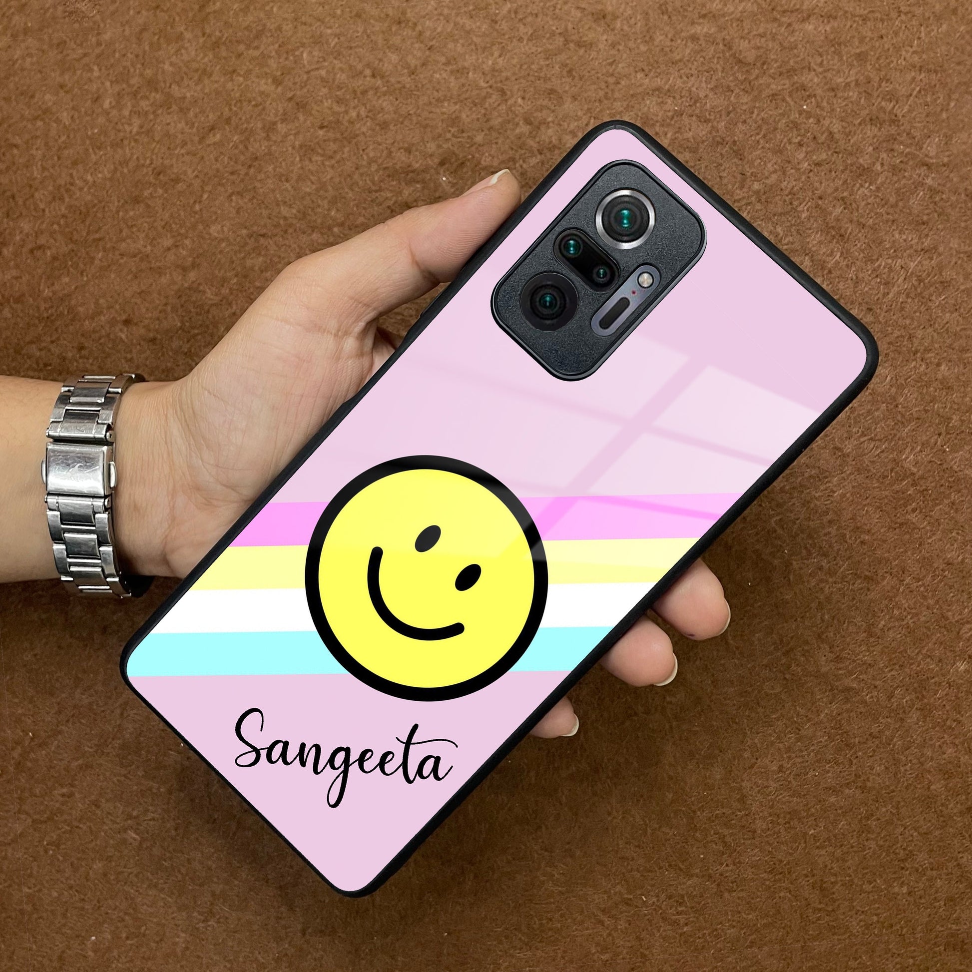 Smiley Glass Case Cover For Redmi/Xiaomi ShopOnCliQ