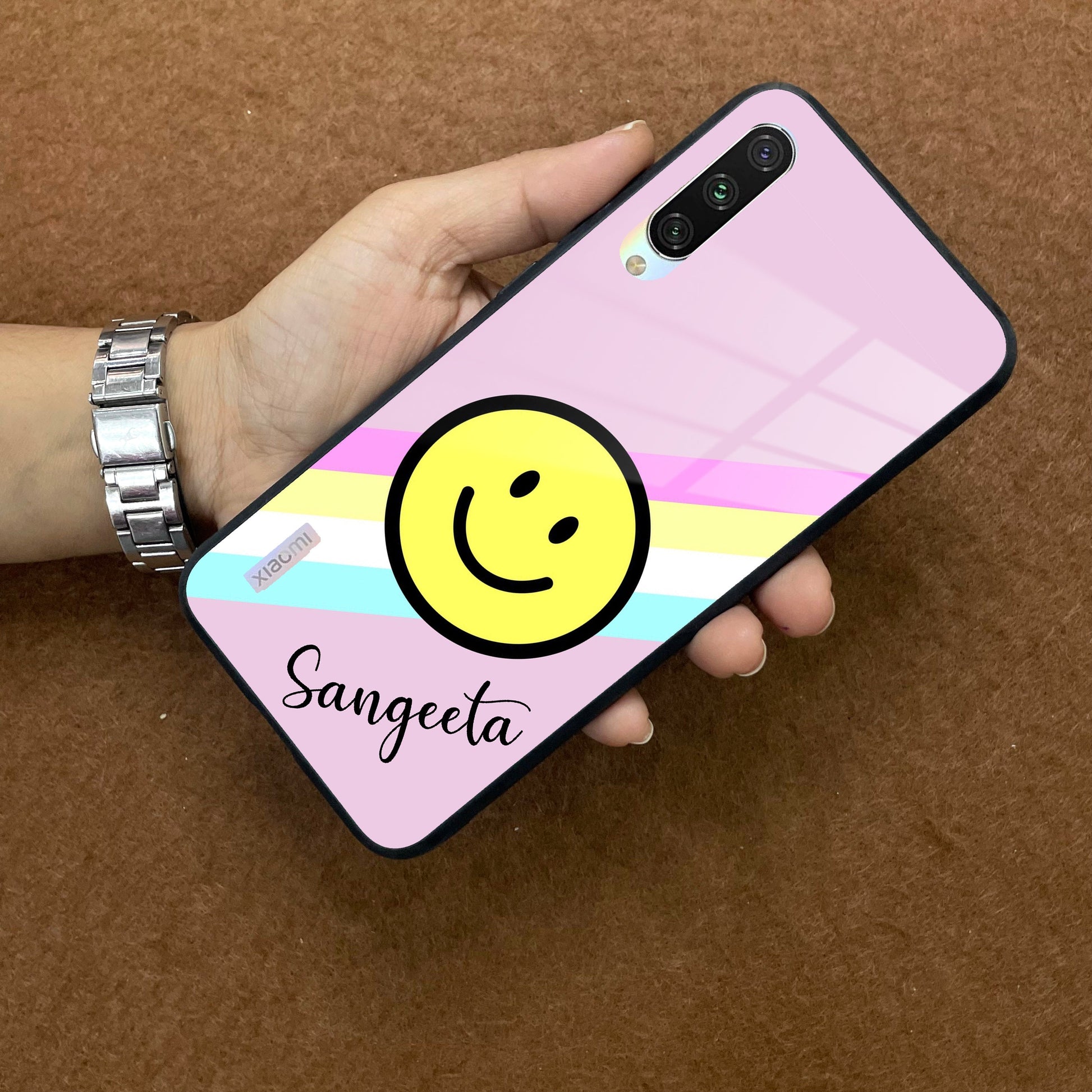 Smiley Glass Case Cover For Redmi/Xiaomi ShopOnCliQ