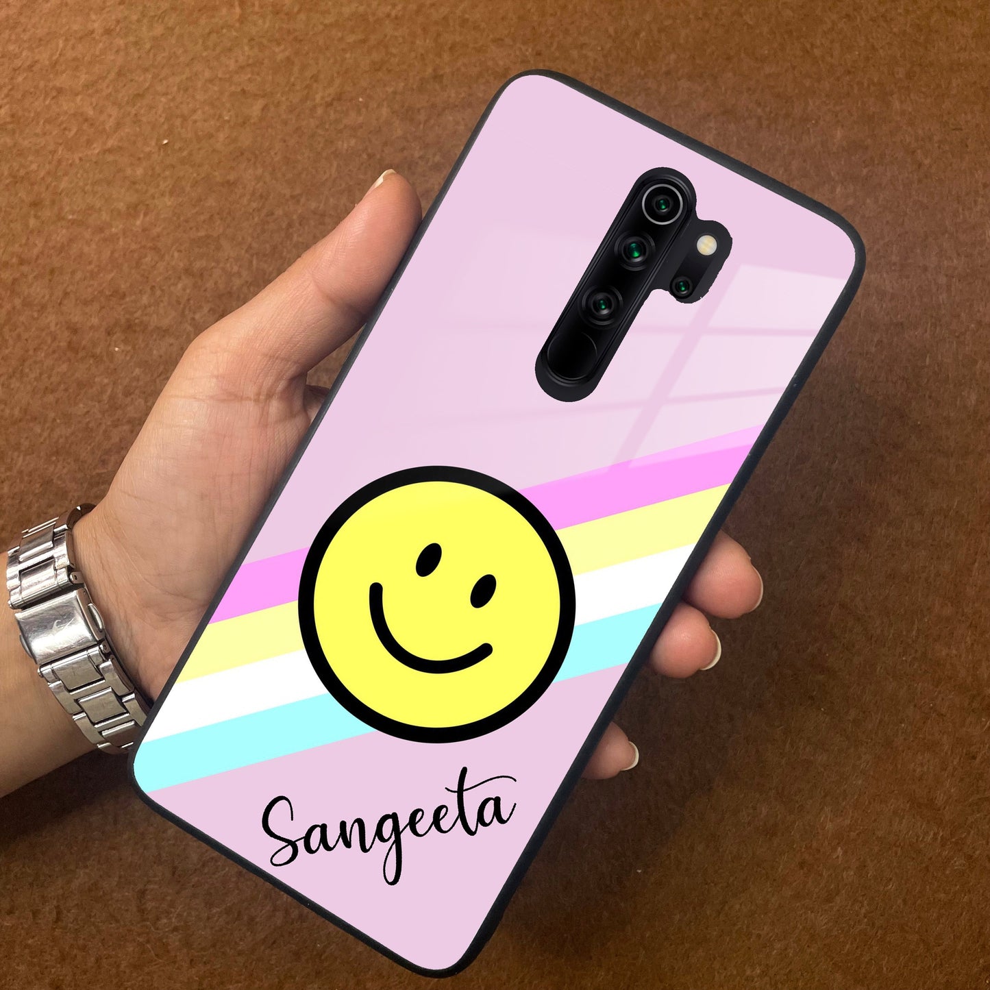 Smiley Glass Case Cover For Redmi/Xiaomi ShopOnCliQ