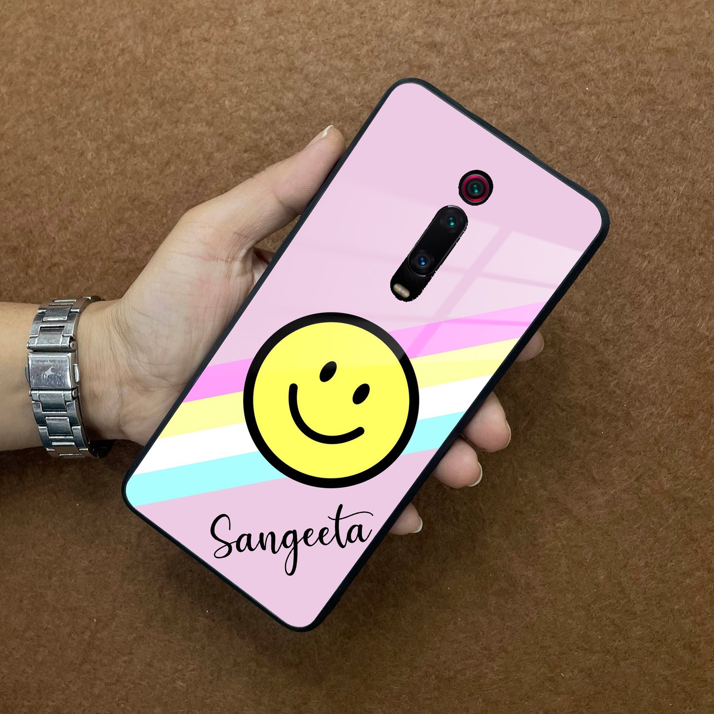 Smiley Glass Case Cover For Redmi/Xiaomi ShopOnCliQ