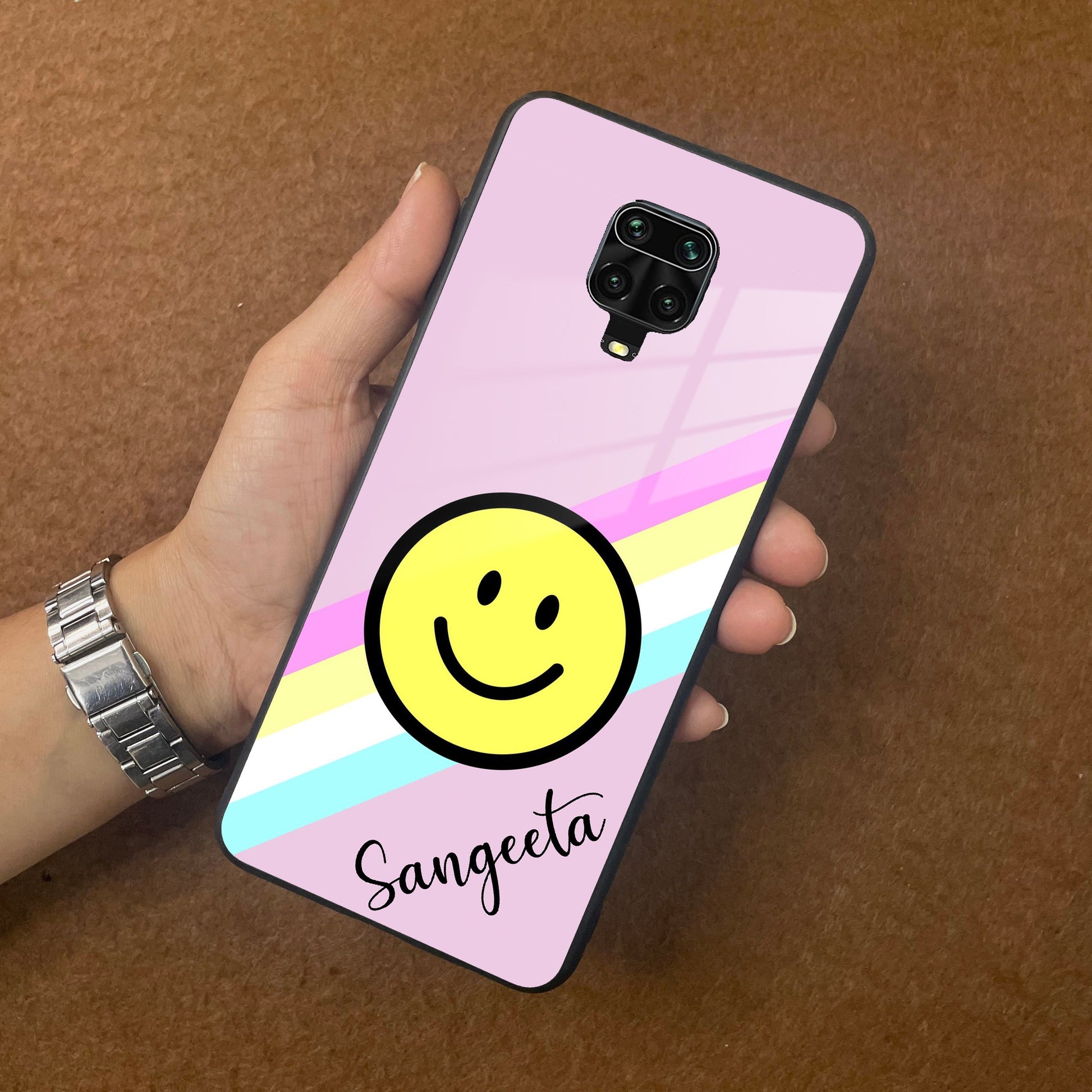 Smiley Glass Case Cover For Redmi/Xiaomi ShopOnCliQ