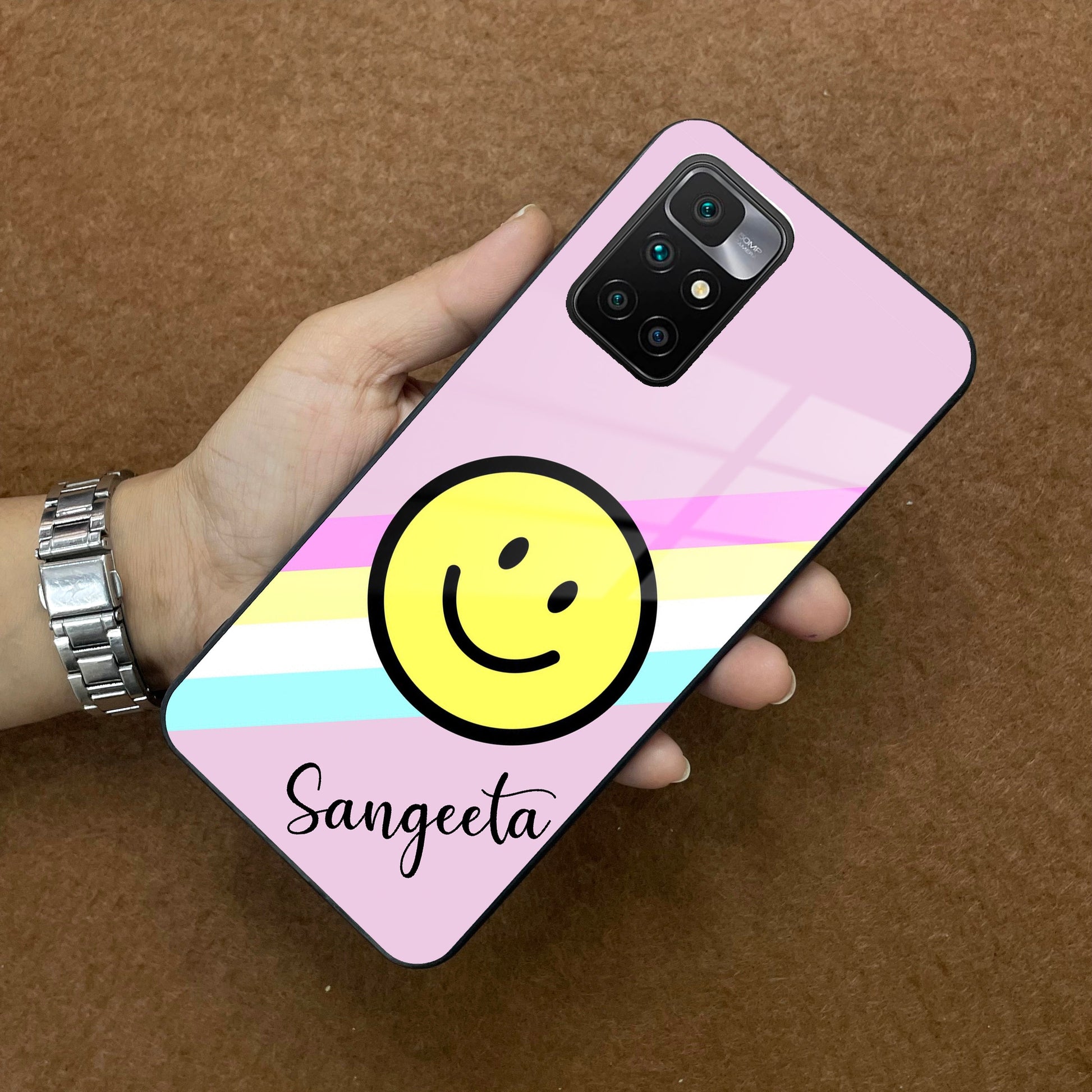 Smiley Glass Case Cover For Redmi/Xiaomi ShopOnCliQ