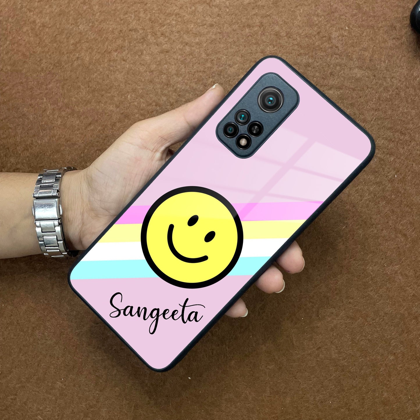 Smiley Glass Case Cover For Redmi/Xiaomi ShopOnCliQ