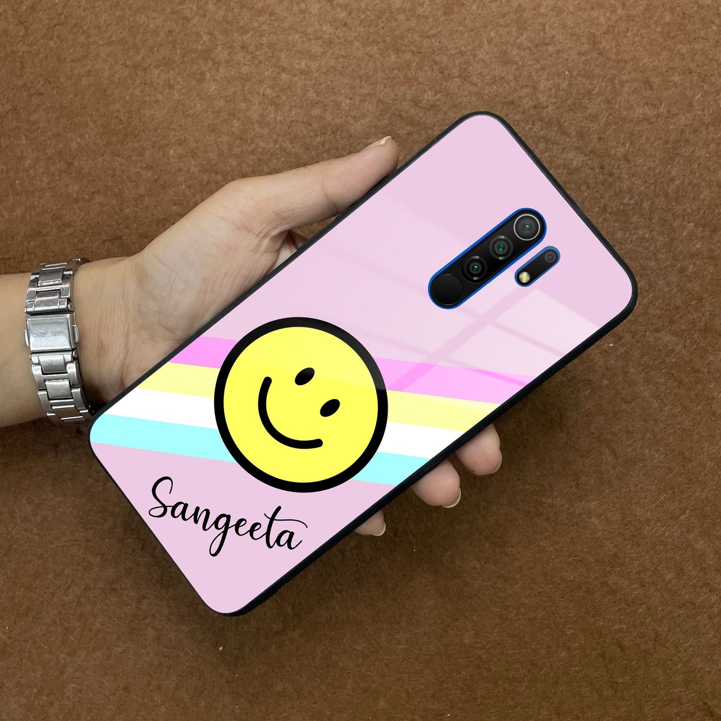 Smiley Glass Case Cover For Redmi/Xiaomi ShopOnCliQ