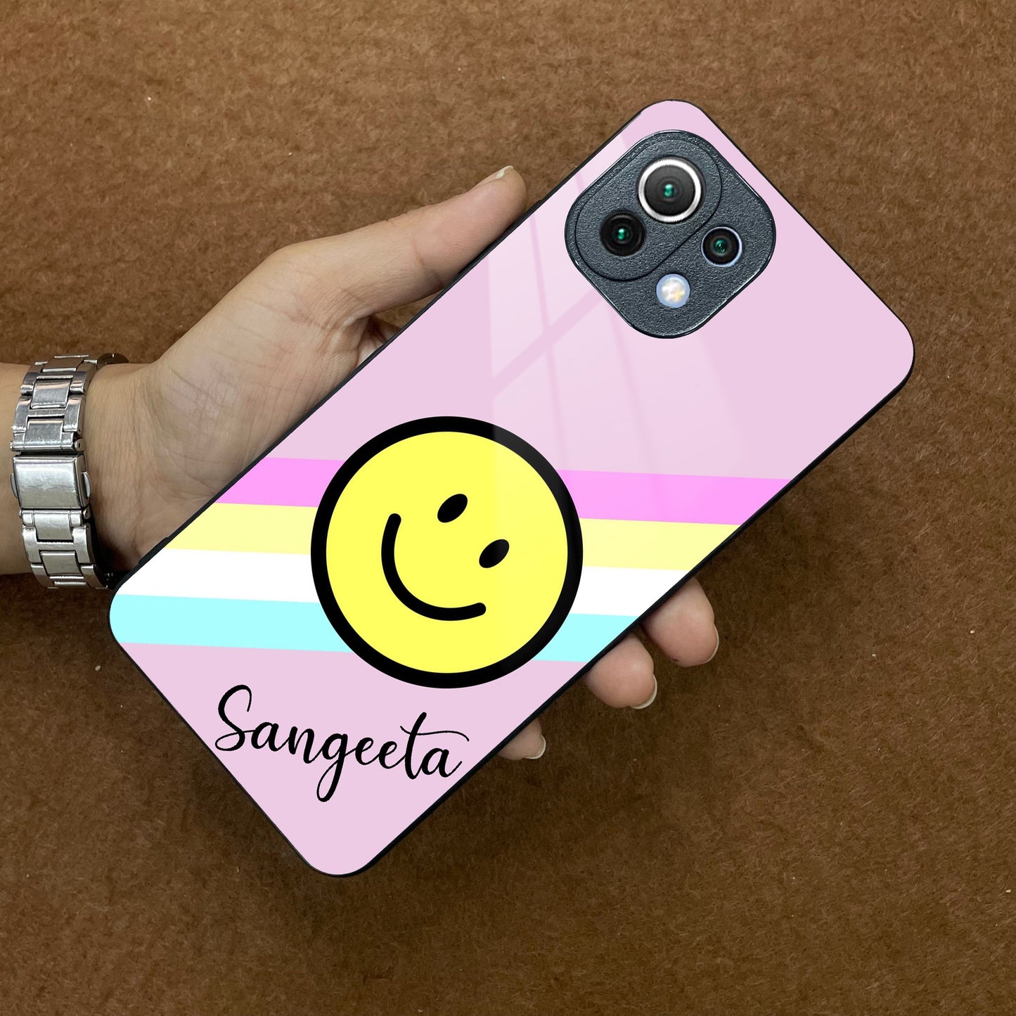 Smiley Glass Case Cover For Redmi/Xiaomi ShopOnCliQ