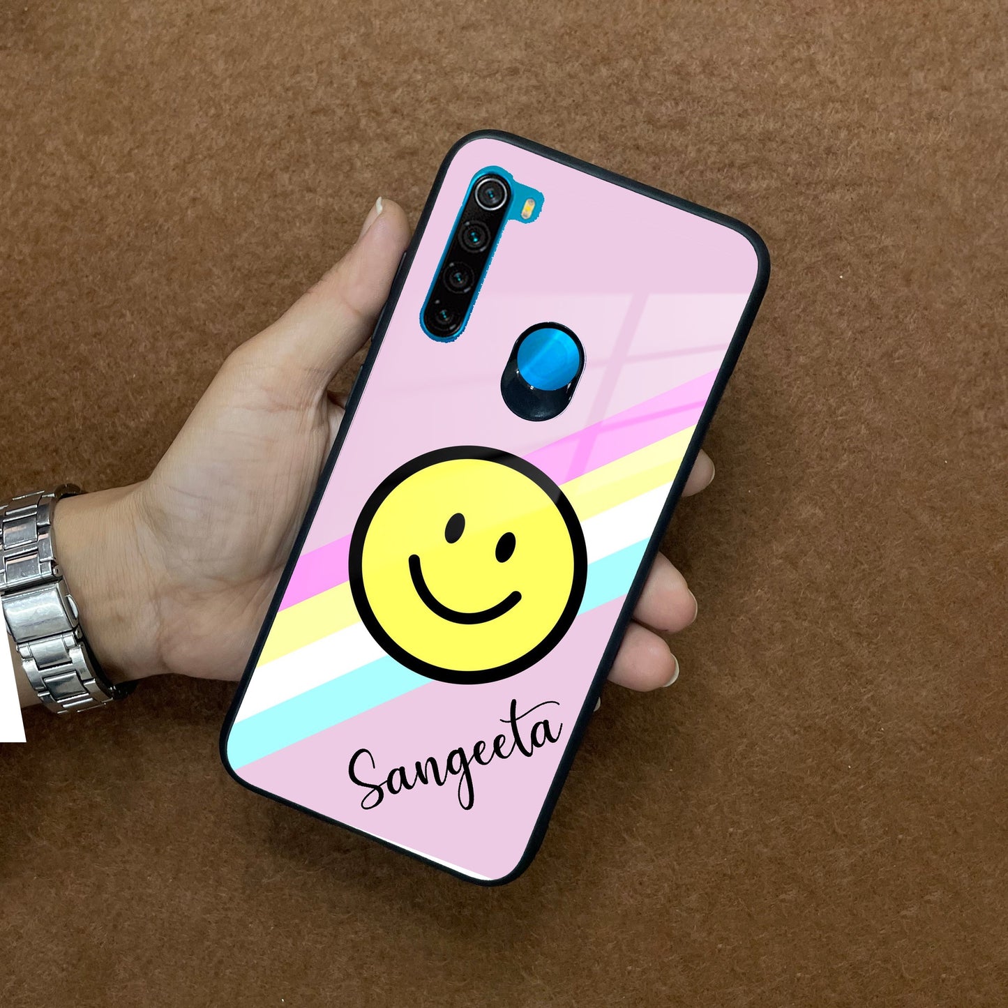 Smiley Glass Case Cover For Redmi/Xiaomi ShopOnCliQ