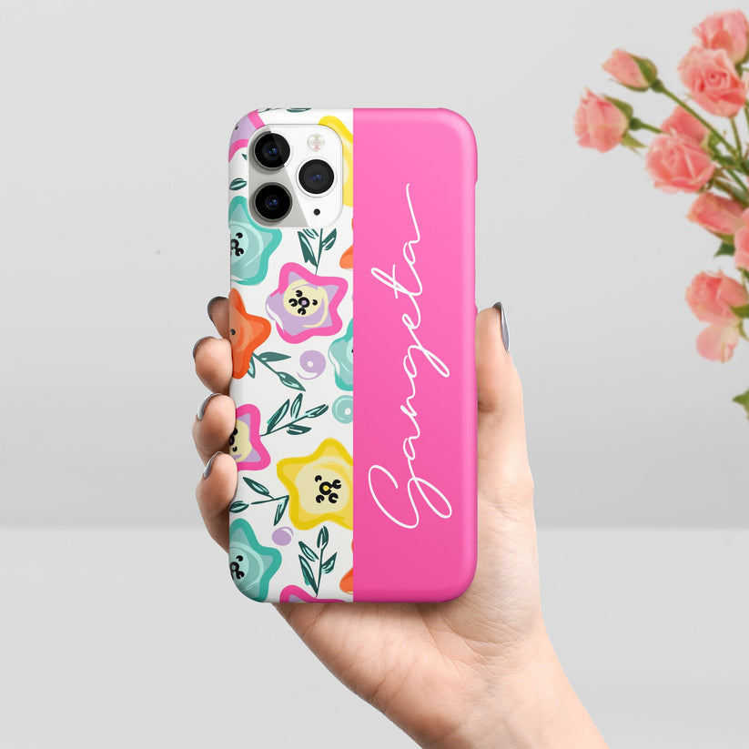 Star Floral Phone Case Cover For Oppo