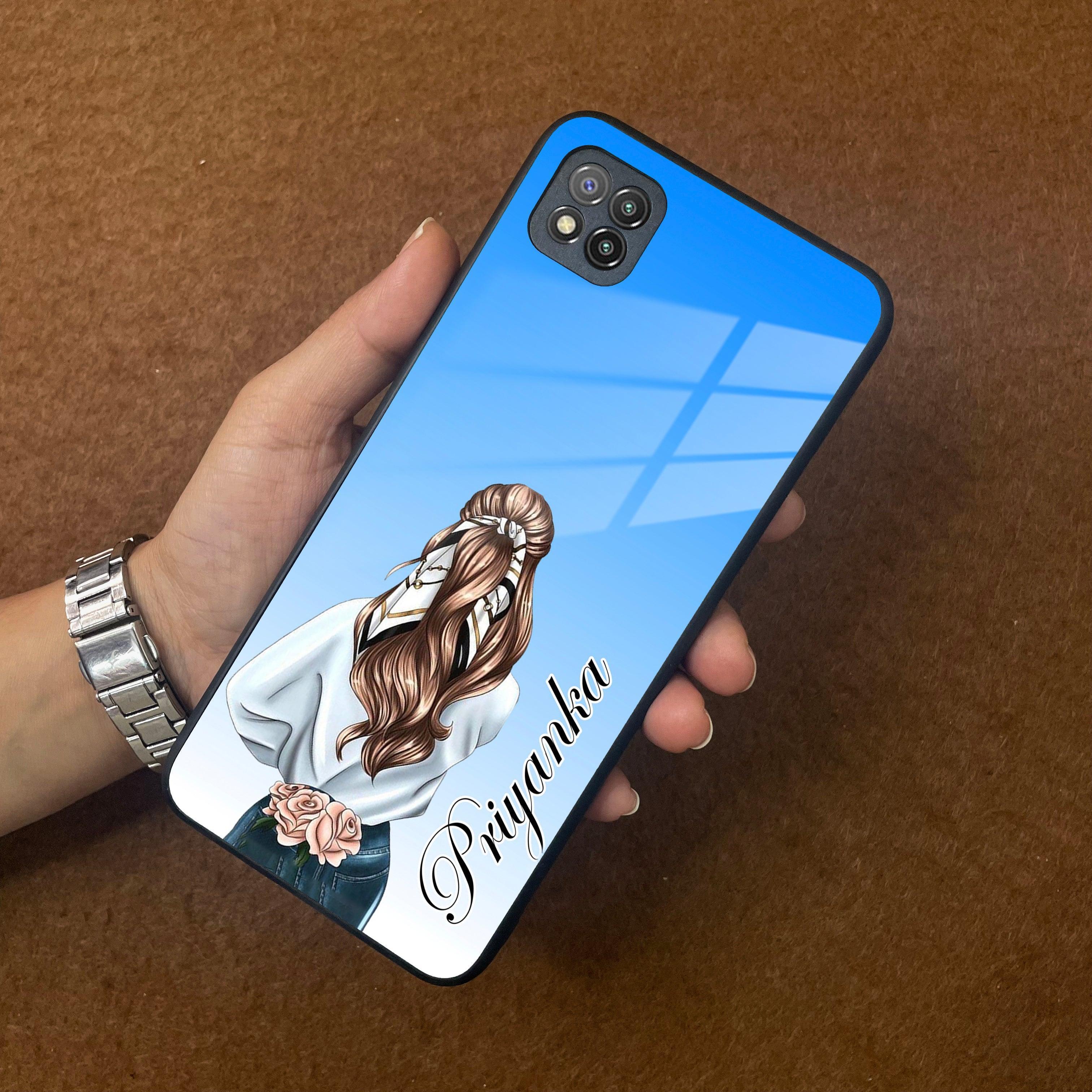 Styles Girl Customize Name Glass Case For Poco - ShopOnCliQ