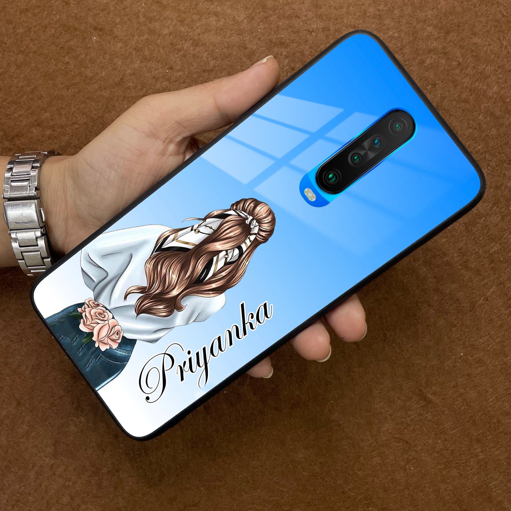 Styles Girl Customize Name Glass Case For Poco ShopOnCliQ