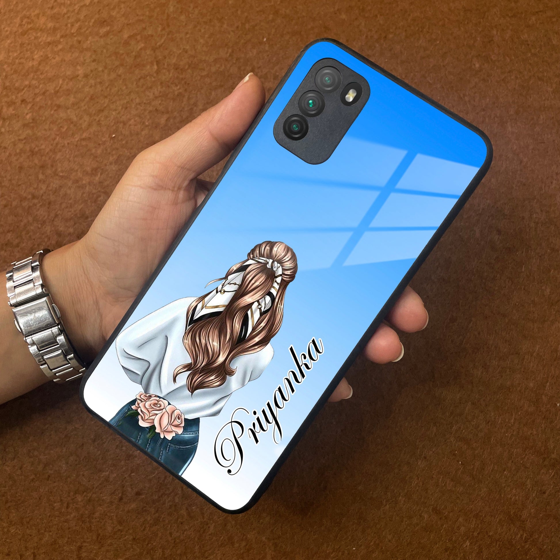 Styles Girl Customize Name Glass Case For Poco ShopOnCliQ