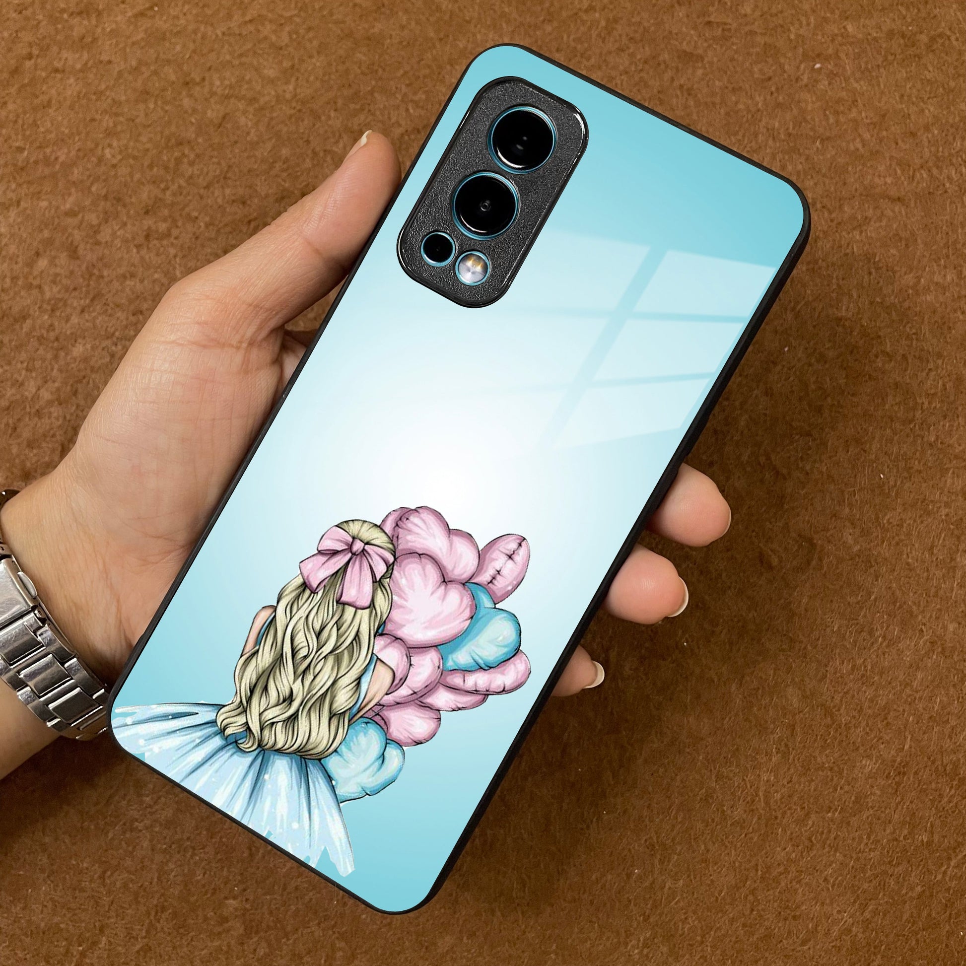 Styles Girl With Balloon Glass Case For Oneplus ShopOnCliQ