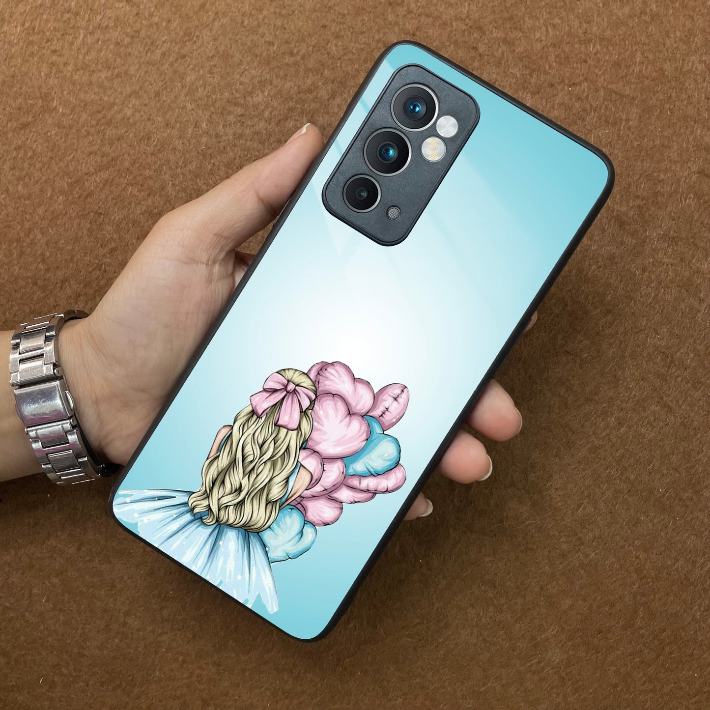 Styles Girl With Balloon Glass Case For Oneplus ShopOnCliQ