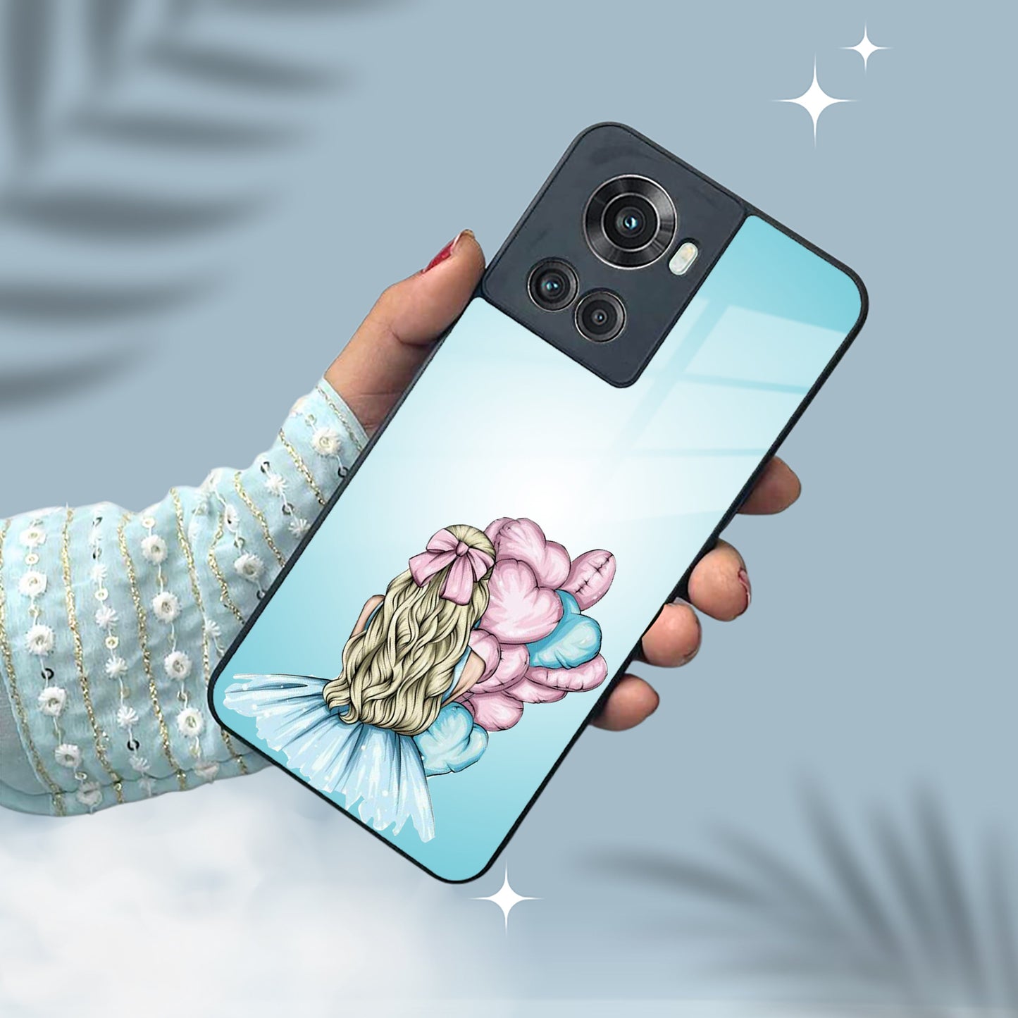 Styles Girl With Balloon Glass Case For Oneplus ShopOnCliQ