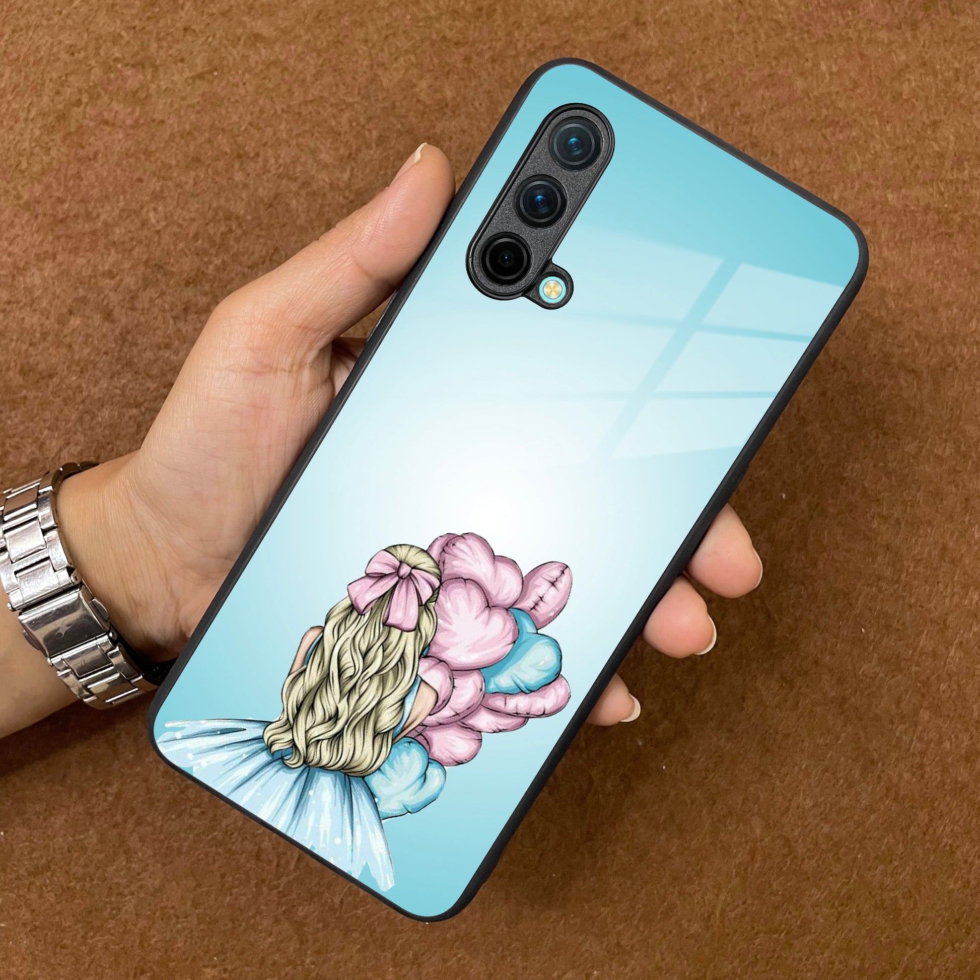 Styles Girl With Balloon Glass Case For Oneplus ShopOnCliQ