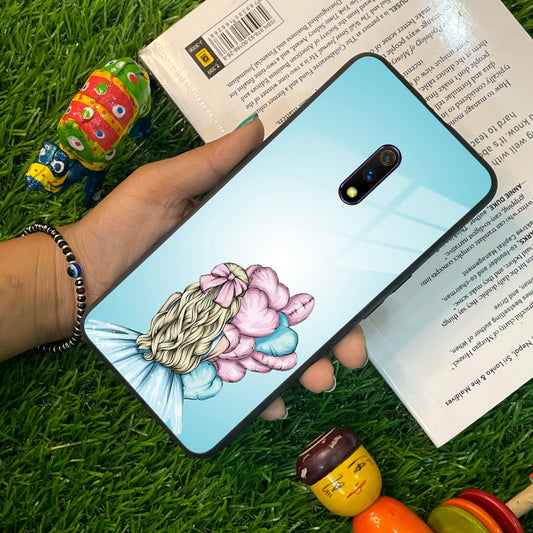 Styles Girl With Balloon Glass Case For Realme/Narzo ShopOnCliQ