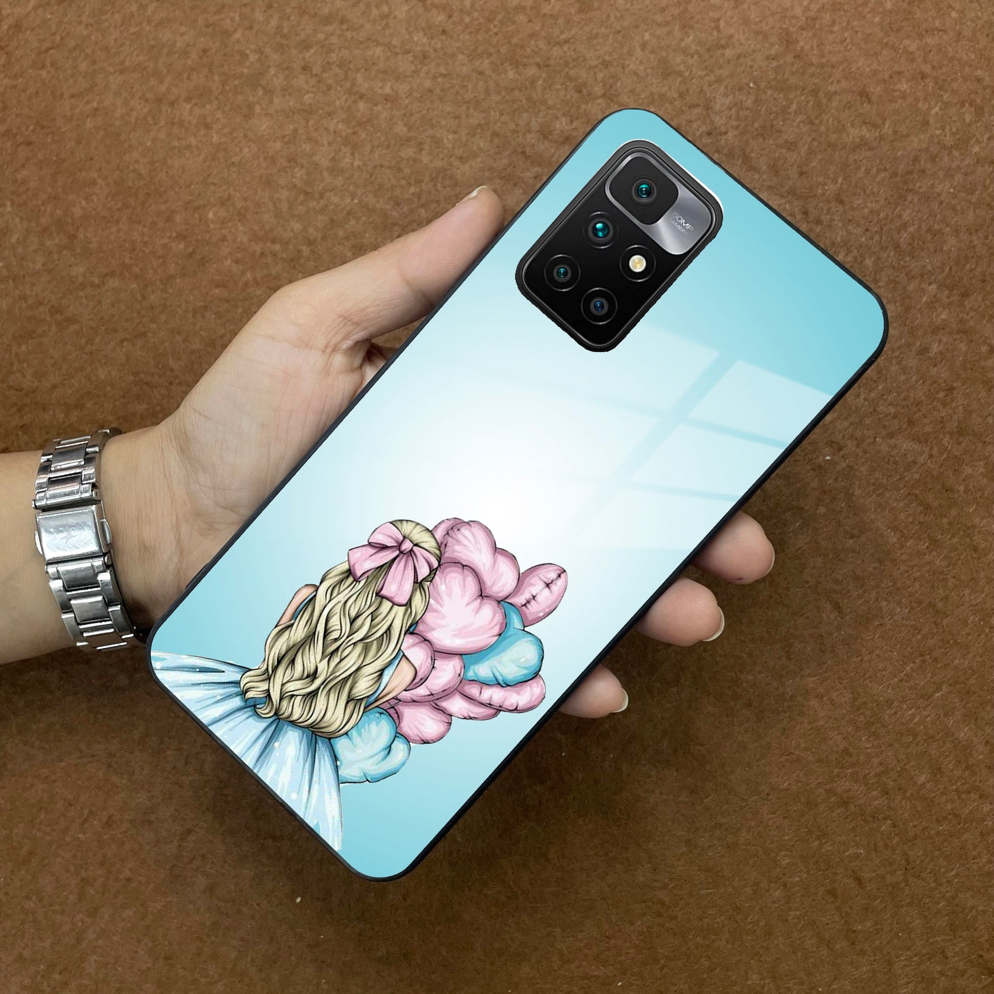 Styles Girl With Balloon Glass Case For Redmi/Xiaomi ShopOnCliQ