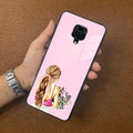 Styles Girl With Flower Glass Case For Poco - ShopOnCliQ