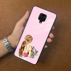 Styles Girl With Flower Glass Case For Poco - ShopOnCliQ