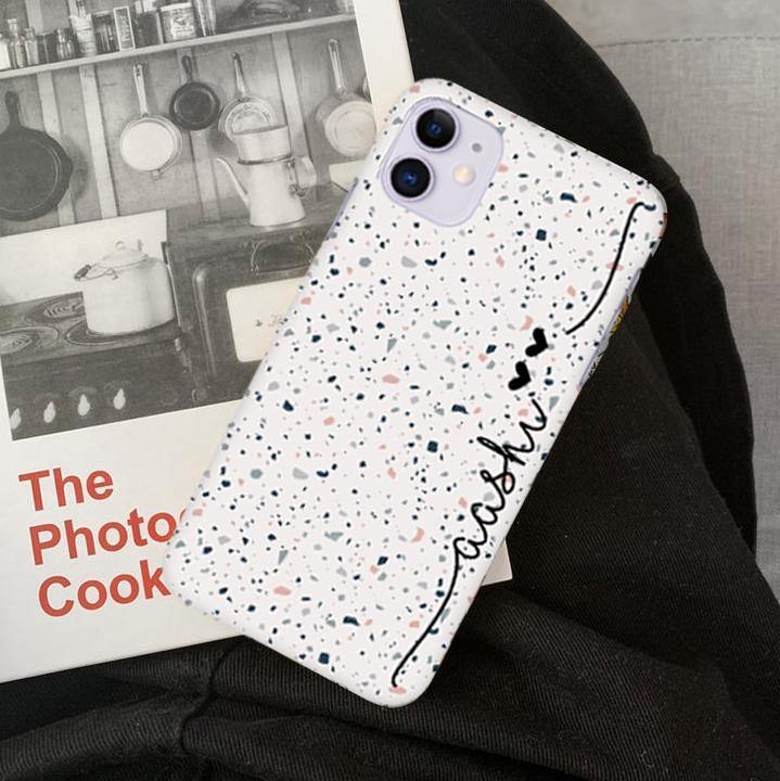 Terrazzo Marble Print Case Cover For Oppo - ShopOnCliQ