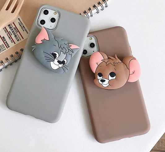 Tom & Jerry Couple Slim Phone Case Cover With Holder ShopOnCliQ