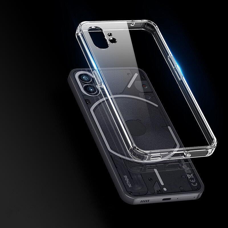 Transparent clear Case Tpu+PC Transparent Crystal Phone Case For Nothing Phone - ShopOnCliQ