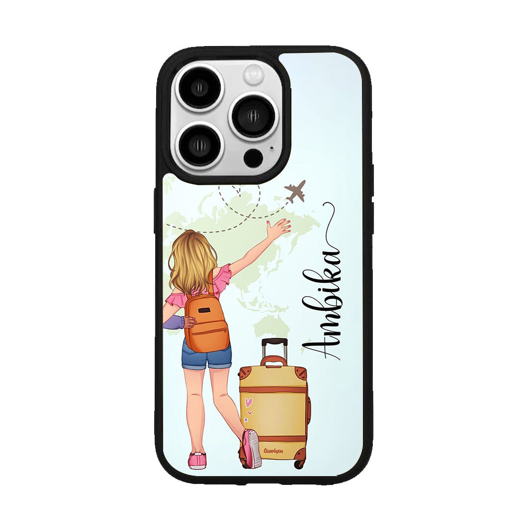 Travel Glossy Metal Case Cover For iPhone ShopOnCliQ