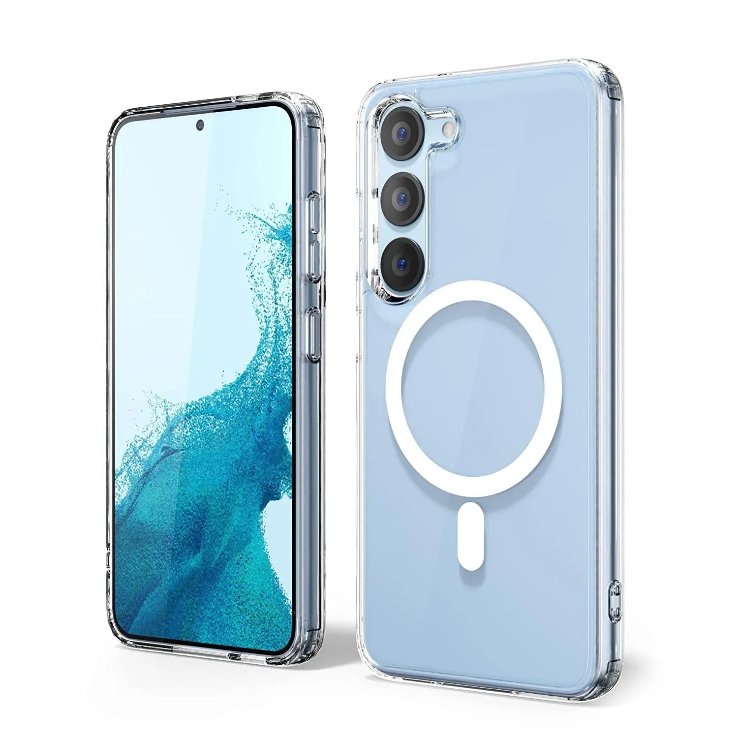 Ultra Hybrid MagSafe Silicon Transparent Back Cover for Samsung - ShopOnCliQ