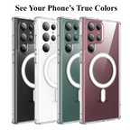 Ultra Hybrid MagSafe Silicon Transparent Back Cover for Samsung - ShopOnCliQ