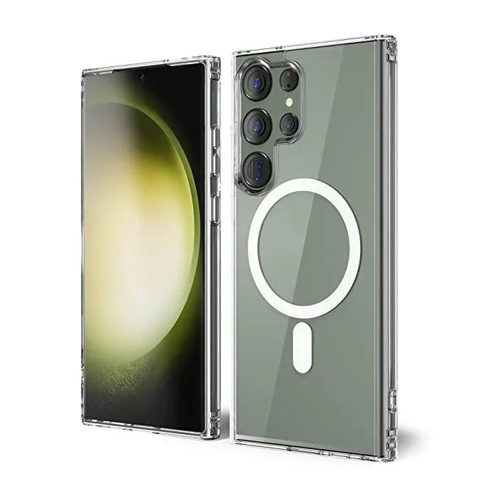 Ultra Hybrid MagSafe Silicon Transparent Back Cover for Samsung - ShopOnCliQ