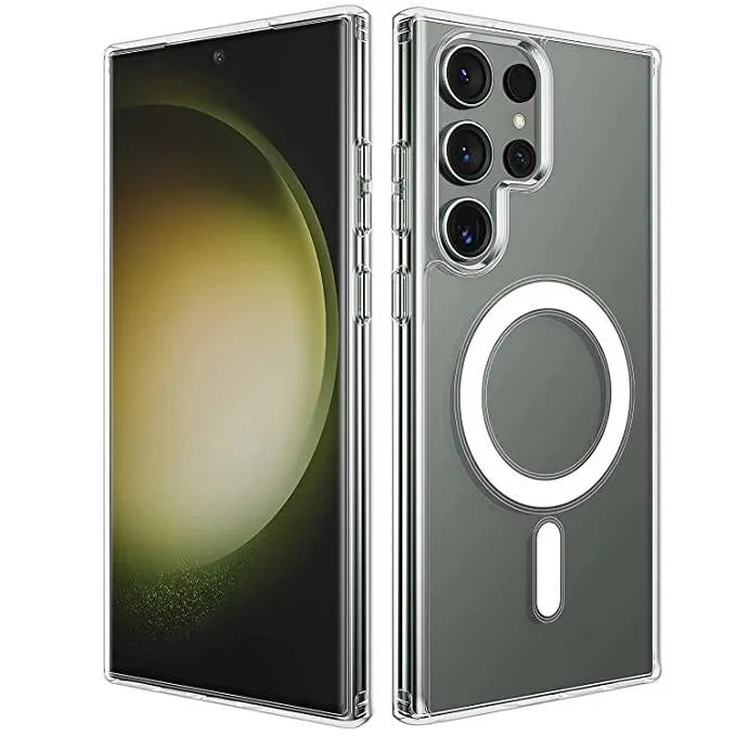 Ultra Hybrid MagSafe Silicon Transparent Back Cover for Samsung - ShopOnCliQ
