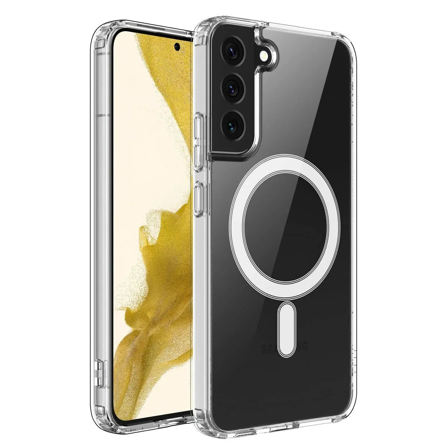 Ultra Hybrid MagSafe Silicon Transparent Back Cover for Samsung - ShopOnCliQ