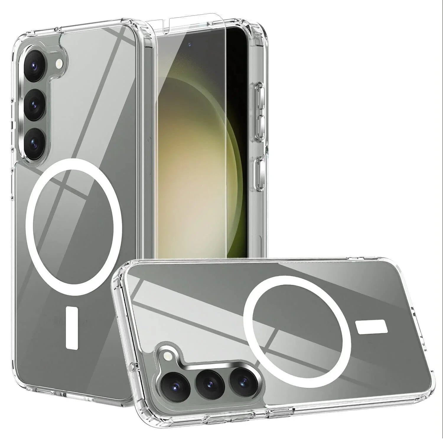 Ultra Hybrid MagSafe Silicon Transparent Back Cover for Samsung - ShopOnCliQ
