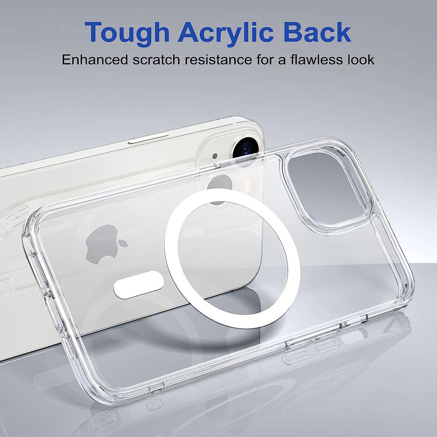 Ultra Hybrid MagSafe Silicon Transparent Back Cover for iPhone ShopOnCliQ
