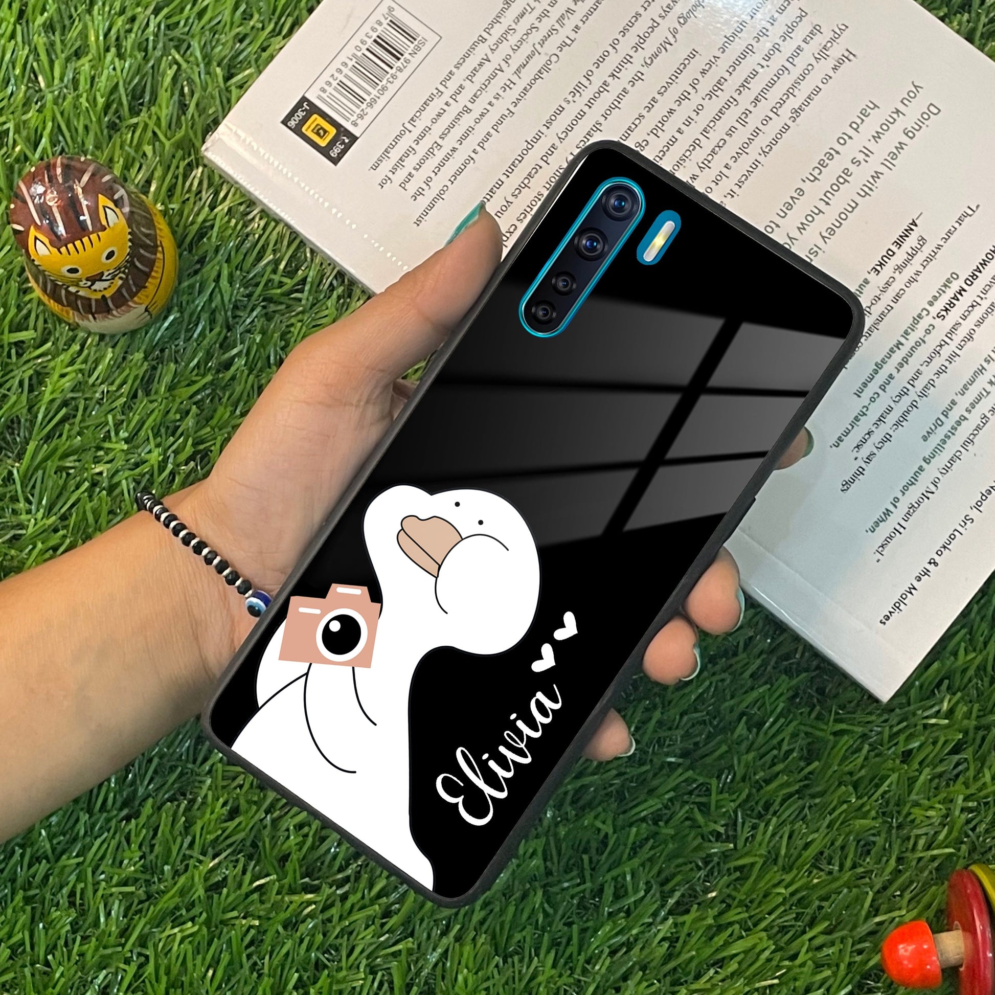 White Duck Glass Case Cover For Oppo ShopOnCliQ