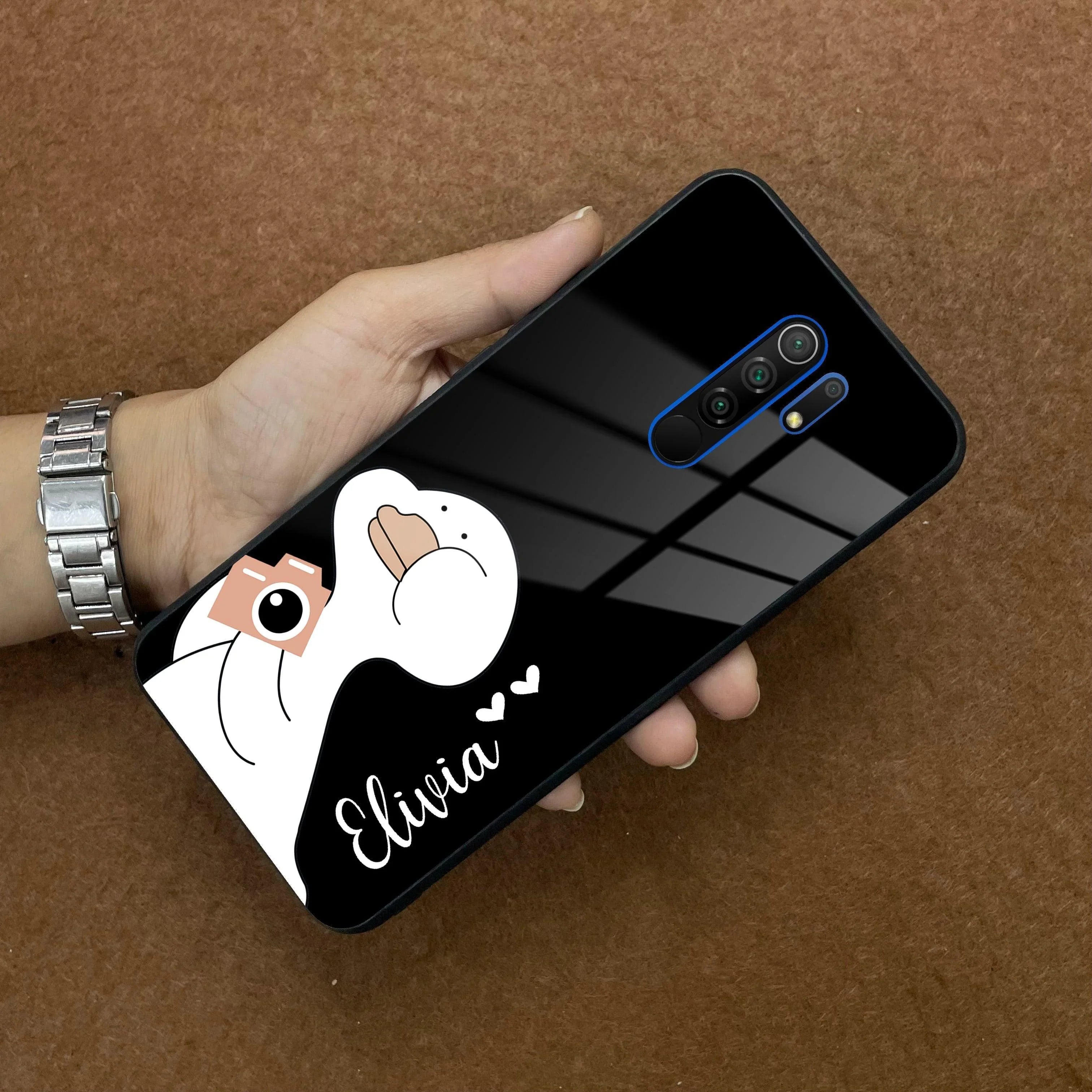 White Duck Glass Case Cover For Poco - ShopOnCliQ