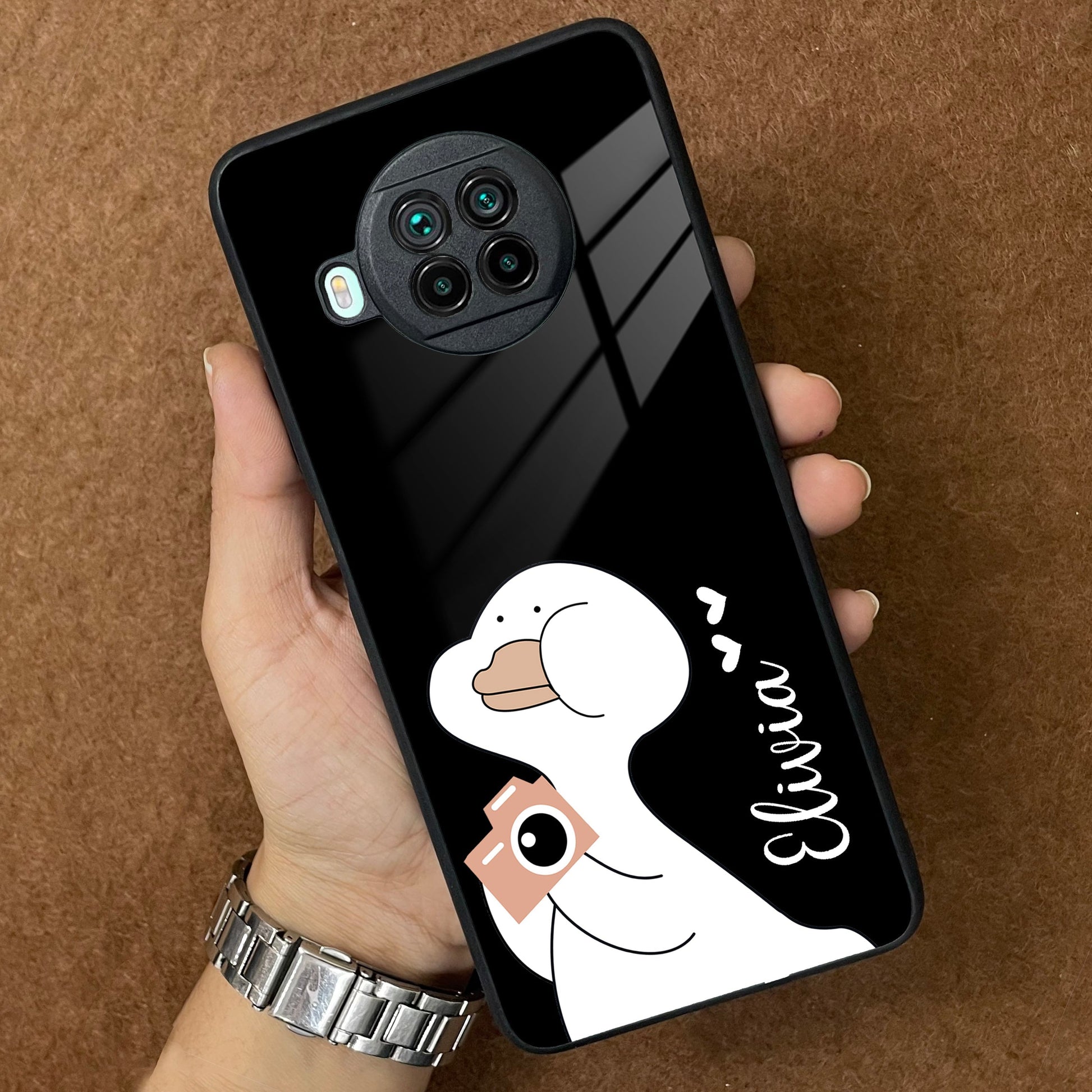 White Duck Glass Case Cover For Redmi/Xiaomi ShopOnCliQ