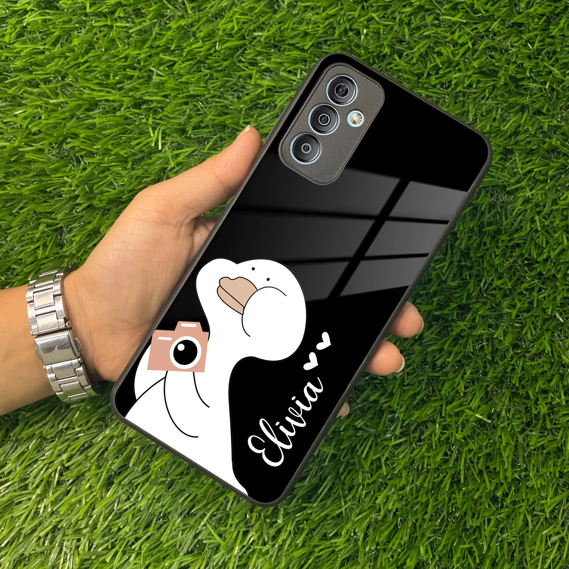 White Duck Glass Case Cover For Samsung ShopOnCliQ