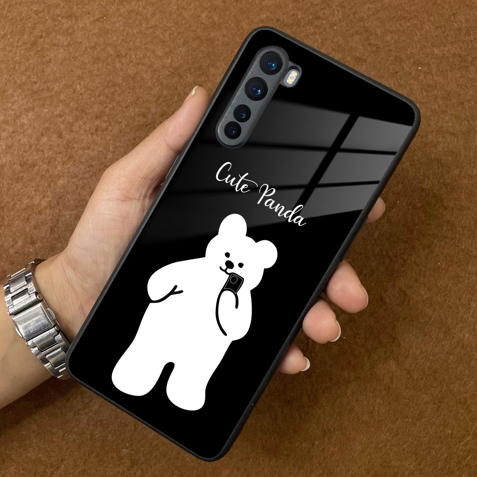 White Panda Glass Case Cover For OnePlus ShopOnCliQ