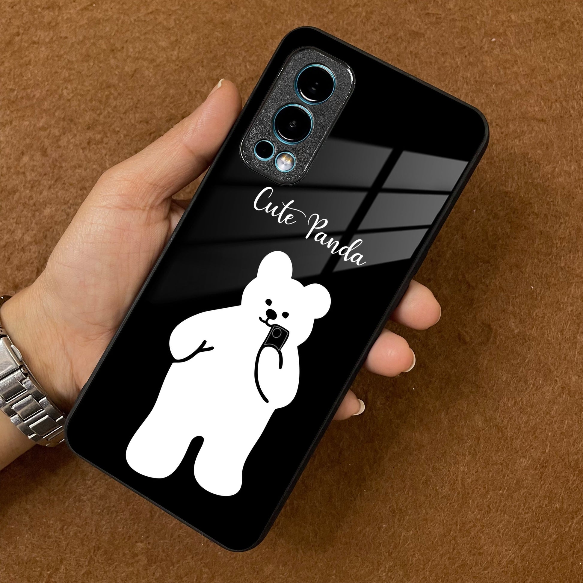White Panda Glass Case Cover For OnePlus ShopOnCliQ
