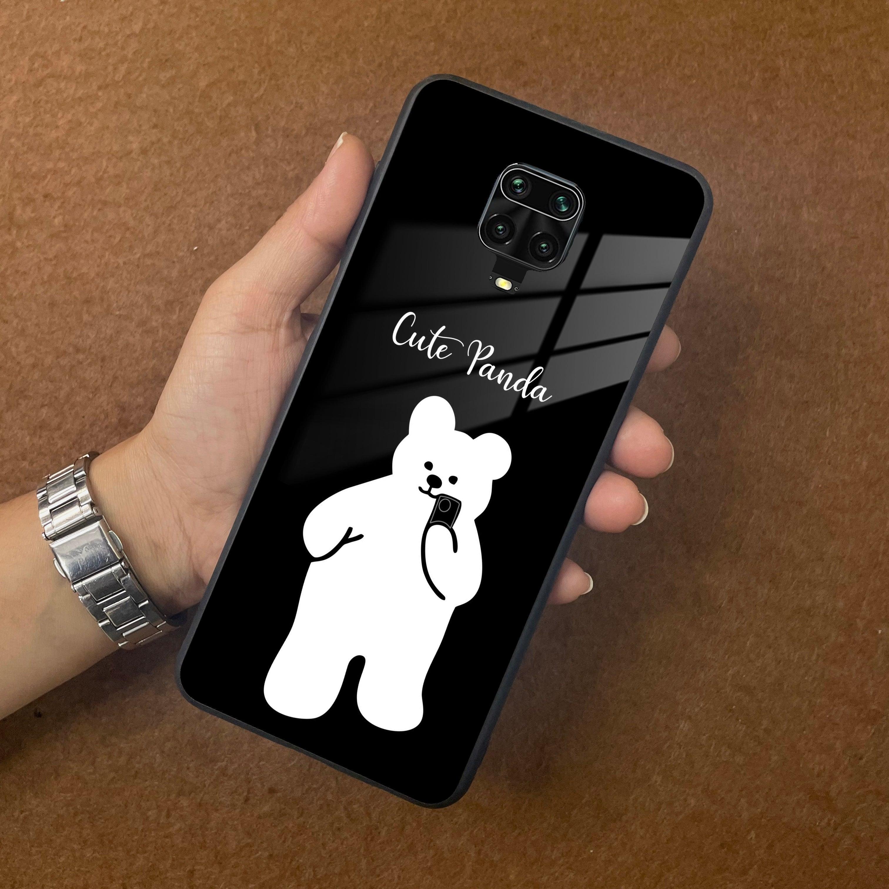 White Panda Glass Case Cover For Poco - ShopOnCliQ