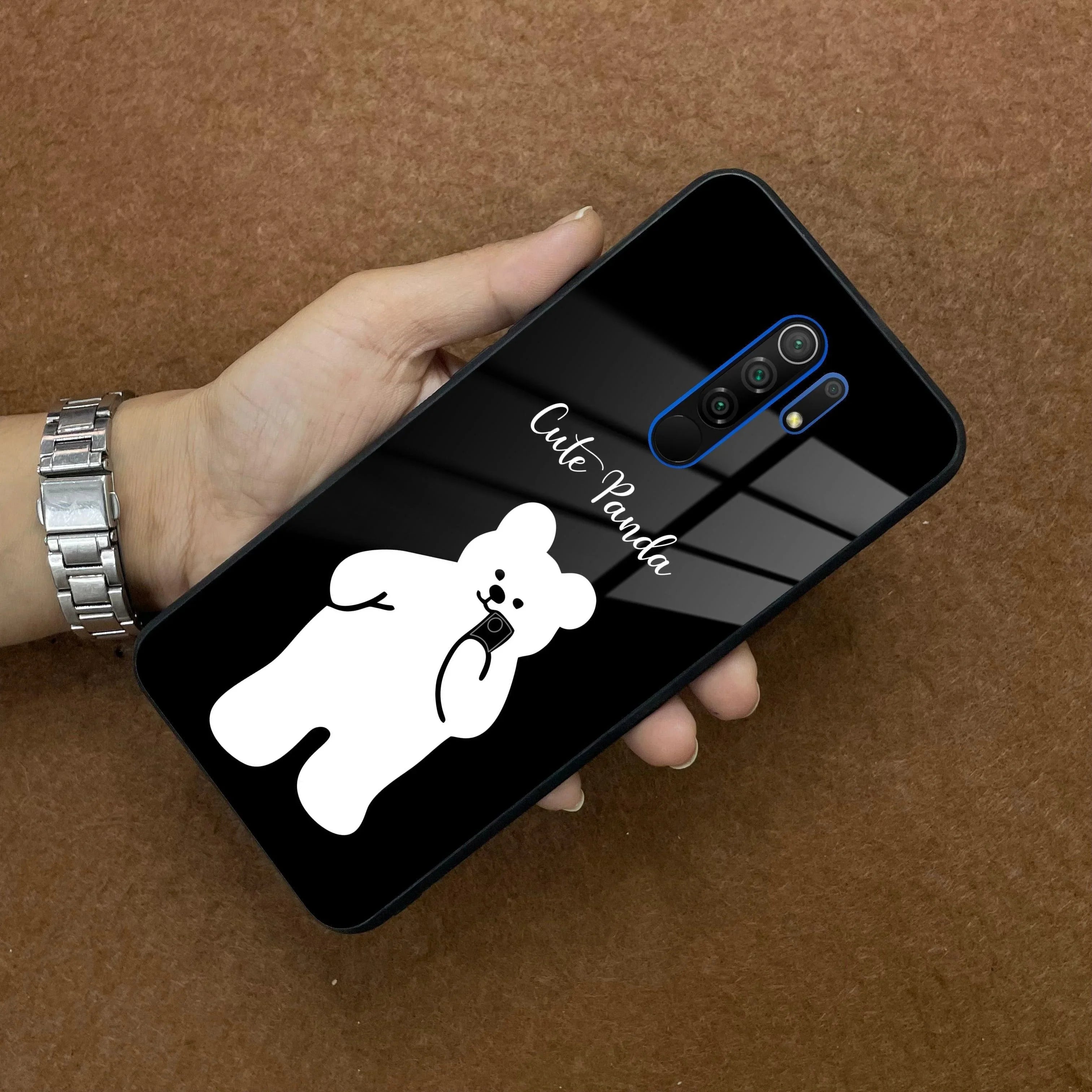 White Panda Glass Case Cover For Poco - ShopOnCliQ