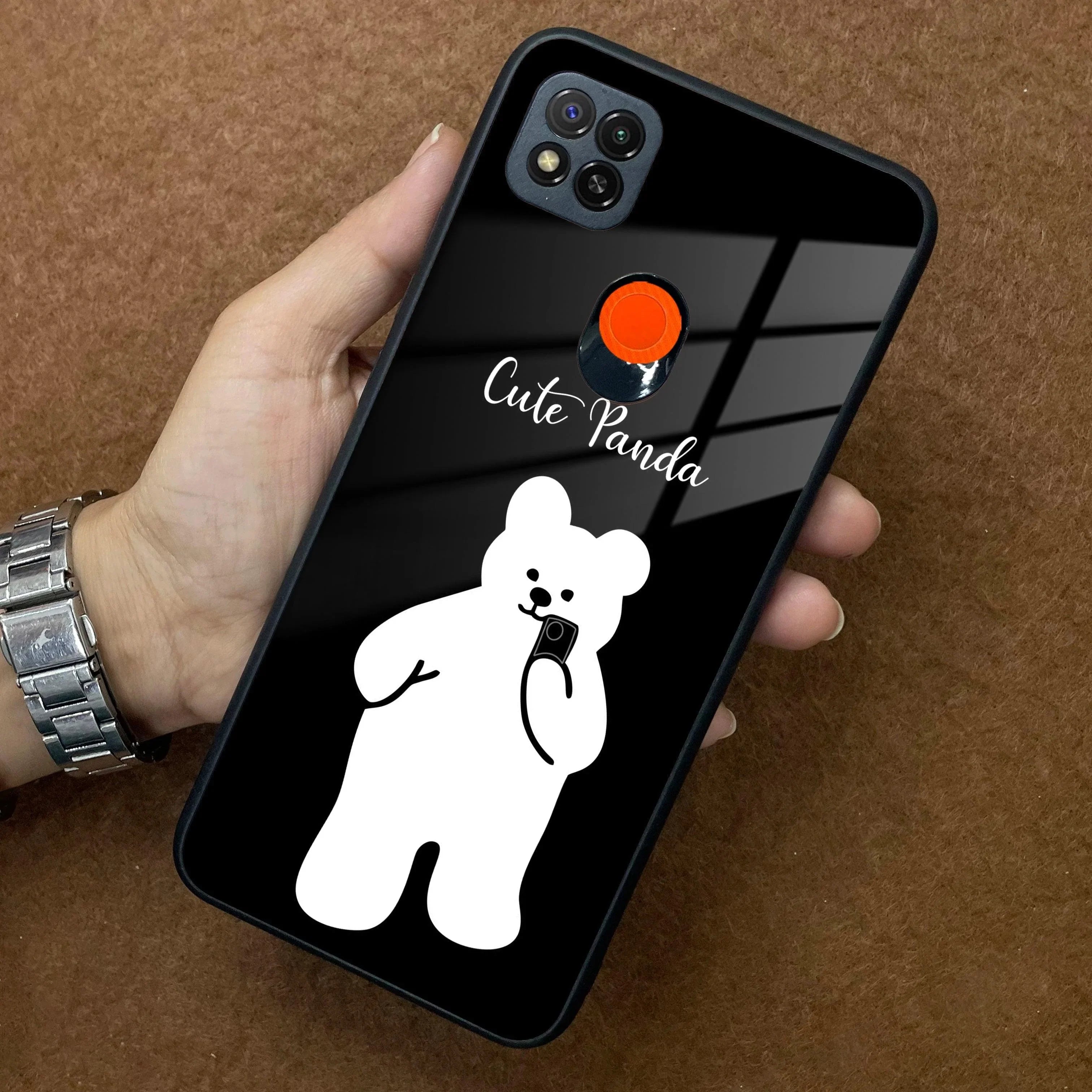 White Panda Glass Case Cover For Poco - ShopOnCliQ